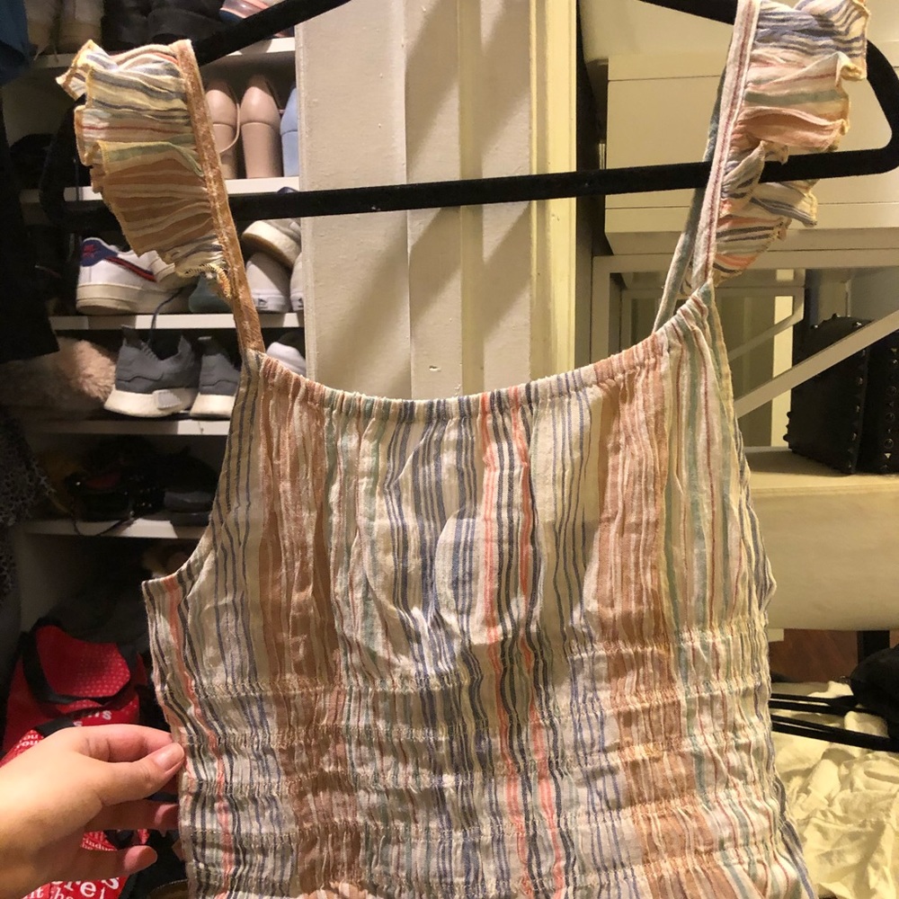 multicolor mini tank top
